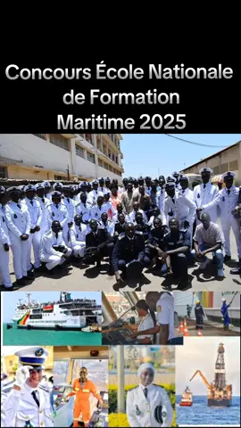 Concours École Nationale de Formation 2025 ⚓️🚢🇸🇳 #marin #maritime #senegalaise_tik_tok #navire #dakar 