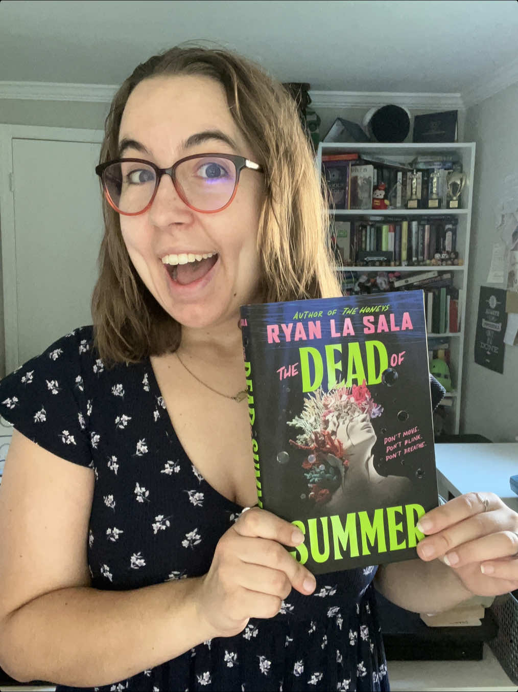 I was so lucky to be sent a copy of The Dead of Summer by @Ryan La Sala but I tell you now with 100% honesty that this book is worth EVERY. CENT. One of my favorite reads this year, and I promise that’s not me being biased in any way, shape, or form. Wonderful characters, an engaging story, and a mystery that unravels beautifully. Go pick up a copy ASAP! ••• #books #bookreview #yabooks #tbrlist #BookTok 