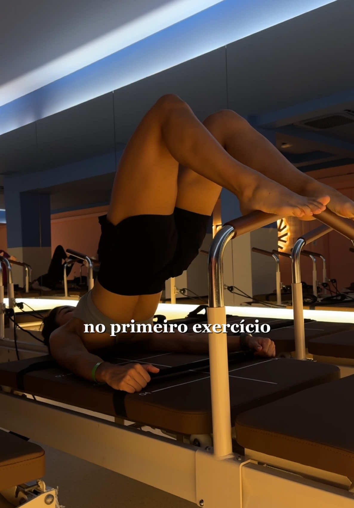 Minha primeira aula de pilates da vidaaa, amei