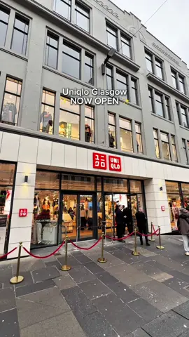 UNIQLO GLASGOW ✨ NOW OPEN ✨  @UNIQLO Europe #glasgow #uniqlo 