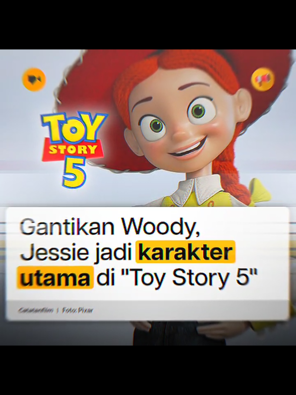 di toy story 5 karakter utama dicerita ini adalah Jessie setelah lencananya diserahkan kepada Jessie dan dinobatkan sebagai sheriff baru akhirnya Jessie memanggil Woody kembali karena akan ada ancaman besar mereka harus melawan para mainan modern tapi Jessie gak bisa melawan mereka hanya Woody yang bisa mengatasi semua Maslah karena dia ahli dalam strategi #fyppppppppppppppppppppppp #toystory 
