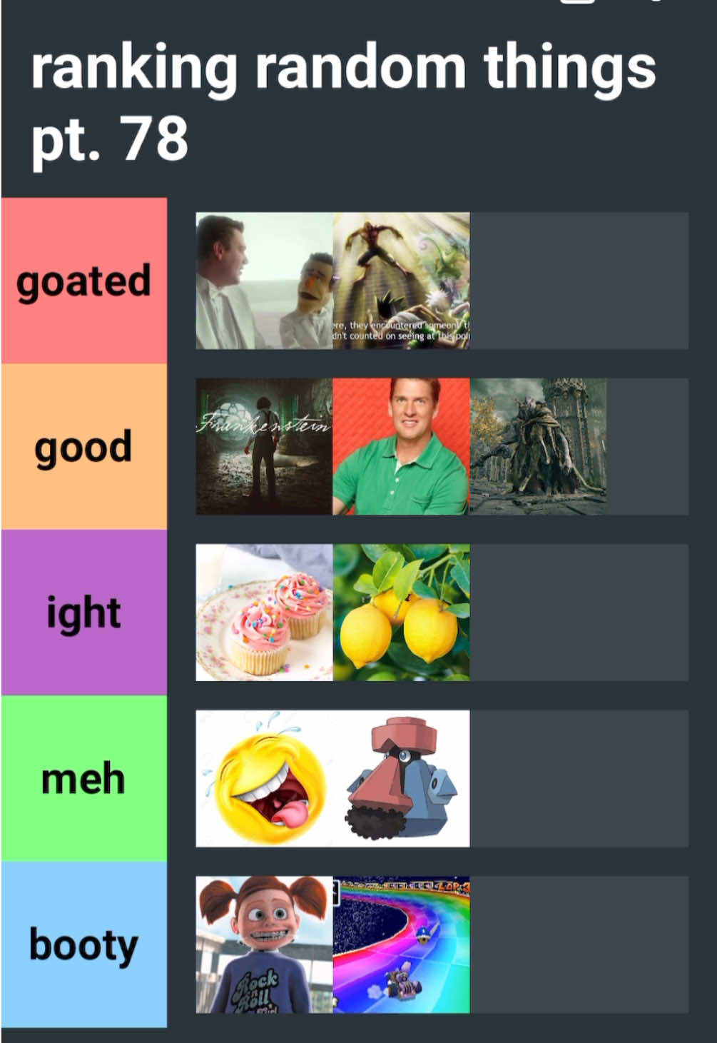 ranking random things pt. 78 #tierlist #ranked 