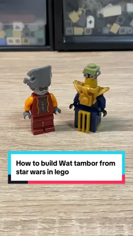 How to build Wat tambor from star wars in lego #legomoc #legostarwars #legostarwarsmoc #fyp #wattambor 