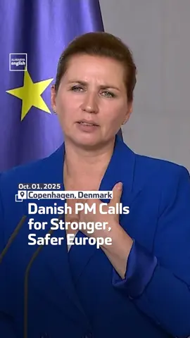 Concluding the informal meeting of EU heads of state and government, Danish Prime Minister Mette Frederiksen says the goal is to “build a Europe so strong that war will not be an option” during a press conference at the Christiansborg Castle in Copenhagen. #Denmark #EU #Europe