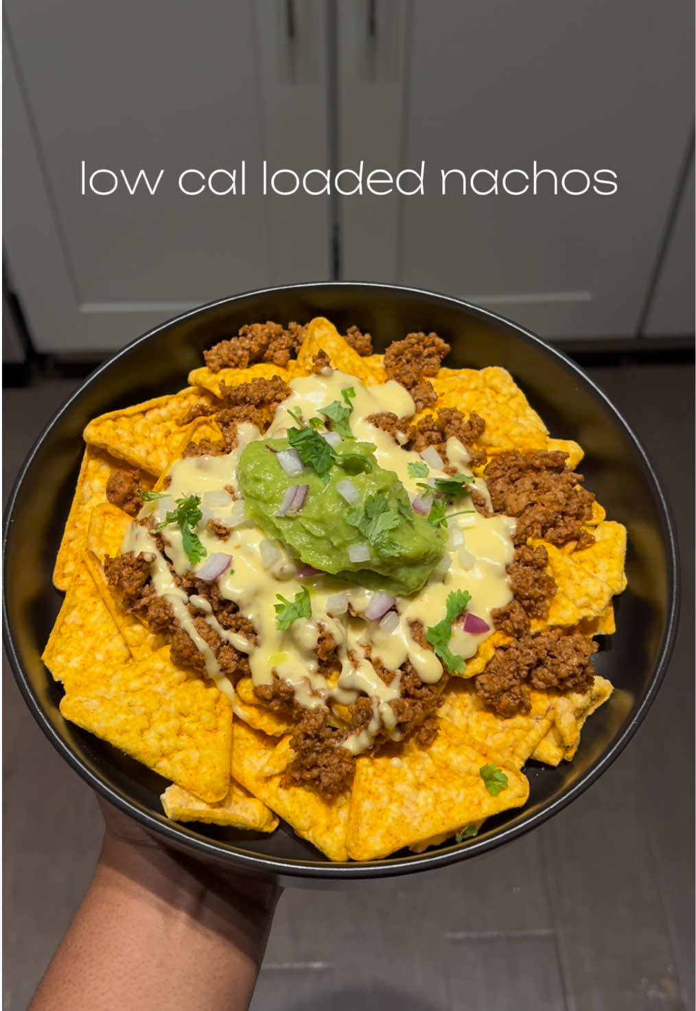 my lite nachos.. with ground turkey & fat free cheese😋 #mealideas #lowcarb #pcos 