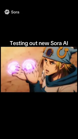 idk why they made gojo win😭 #anime #jjk #jjba #sora2 #chatgpt 
