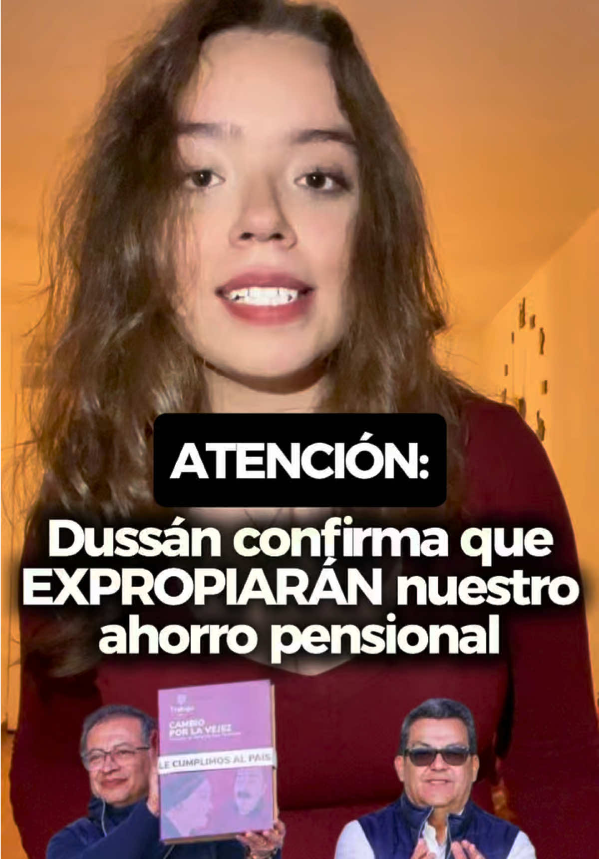 Ayer Jaime Dussán confirmó que EXPROPIARÁN nuestro ahorro pensional para “pagar el pilar solidario”. Justo un año previo a elecciones… Paguen su subsidio, pero #NoConMiAhorro. Aquí les cuento a detalle la expropiación que quieren hacerle a los trabajadores de mayor riesgo #jeromesanabria #petro #reformapensional #politica 