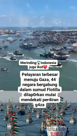 BismiLLah Lindungilah Ya Alloh Para Pejuang Sumud flotila Menuju Gaza !! #fy0pシ  #fypage #freepalestine🇵🇸❤️