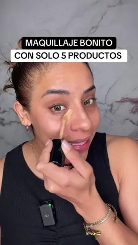 Maquillaje bonito con solo 5 productos 🔥🩷 #makeup #maquillajefacil #makeuptutorial #tutorialdemaquillaje #beautytips 
