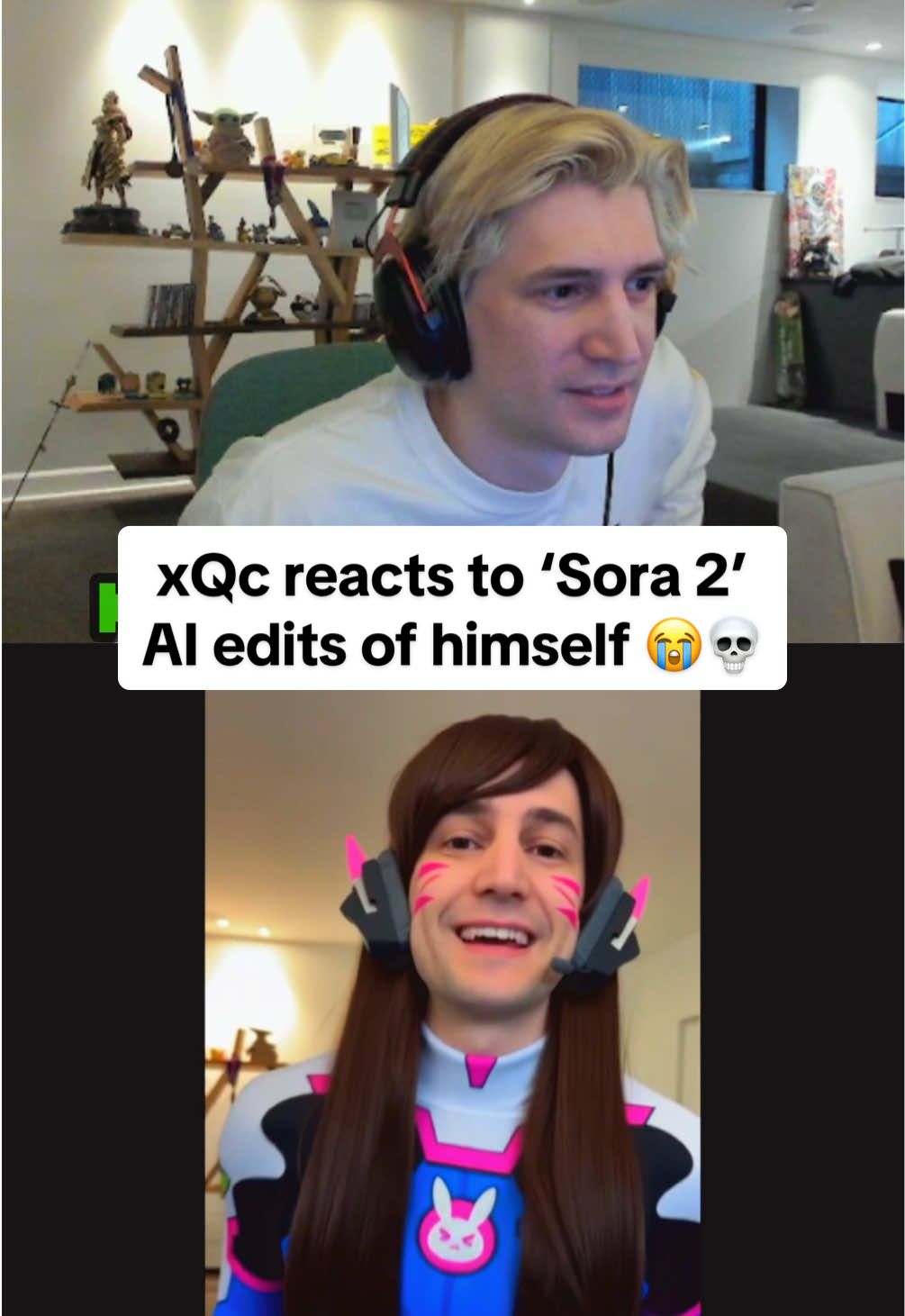 xQc couldn’t believe what he was watching 😭 #xqc #sora #ai #openai #fyp 