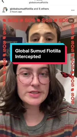 ‼️BREAKING: Multiple Global Sumud Flotilla ships have been intercepted by the IOF #politics #news #leftist #breaking 