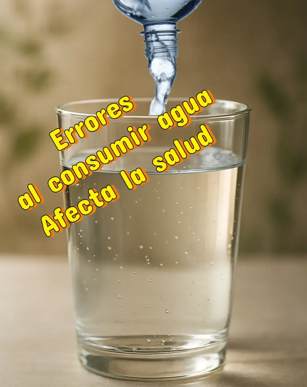 Los errores al consumir agua incluyen beber demasiada en poco tiempo, lo que puede causar hiponatremia o 