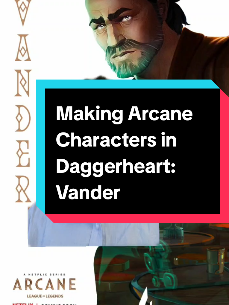 Making Arcane Characters in  Daggerheart, had to start off with the Hound Underground Vander #Daggerheart #arcane #leagueoflegends  #arcane×daggerheart #dckeys95 