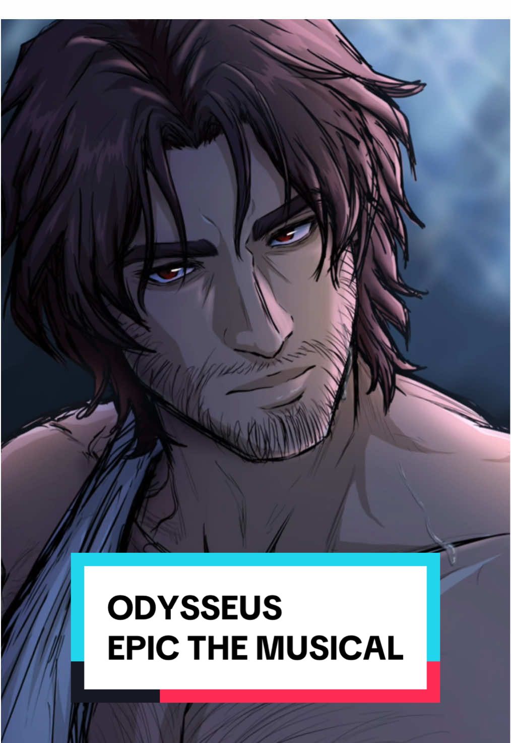 This audio lives rent free in my head 😩✨ Whoever did this, genius move. Now I’m even more obsessed with his voice than I already was. #epicthemusicalfanart #odysseus #epicthemusical #greekmythology #art
