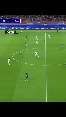 Pedri cleared vitinha today🔥😍 #foryou #pedri #barcelona #viral #ucl 