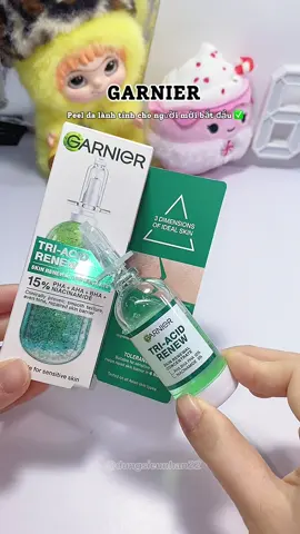 Peel da cho người mới bắt đầu gọi tên Garnier #chamda #garnierpartner #TikTokFinds #serumpeelxanh 
