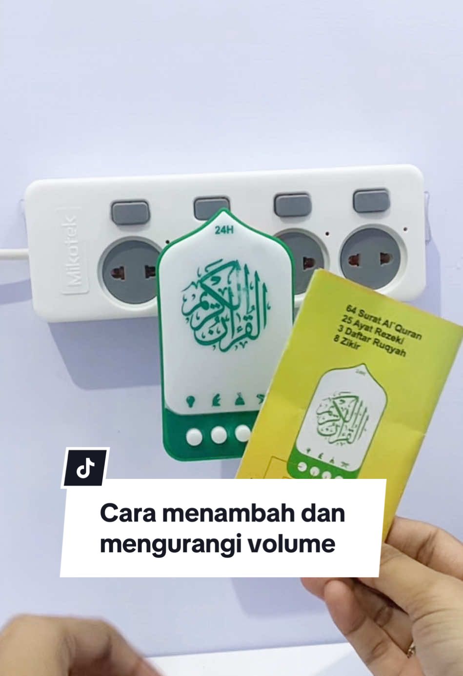 Membalas @risma cara menambah dan mengurangi volume ada di tombol qur’an paling kanan ya kak #speakermurottal #speakeralquran 