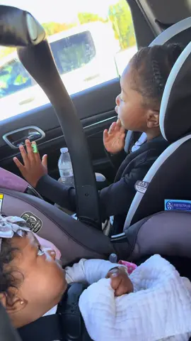Affirmations otw to school is a must 🙂‍↕️ My boy feeling it too 😅  #affrimations #blackboyjoy #toddlersoftiktok 