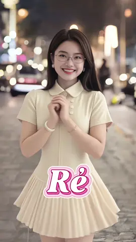 Diện lên là auto xinh – váy tiểu thư dáng xòe, hack tuổi cực đỉnh. #OOTD #outfit #vayxinh #nhacobacon369 #tiktokshop 