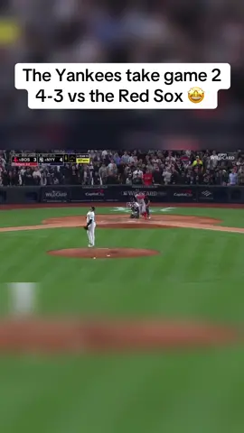 Who y’all got winning game 3 tomorrow night? 🍿 #MLB #fyp #newyorkyankees #bostonredsox #playoffs 