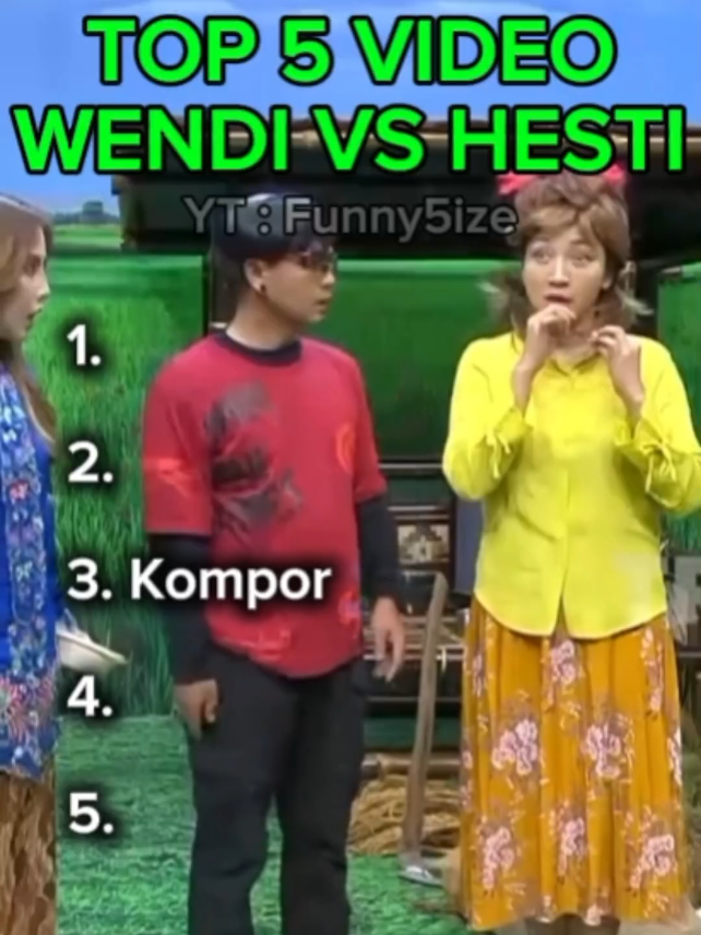 TOP 5 VIDEO LUCU WENDI VS HESTI #wendicagur #hestipurwadinata #laporpaktrans7 #btstrans7 #fyp 