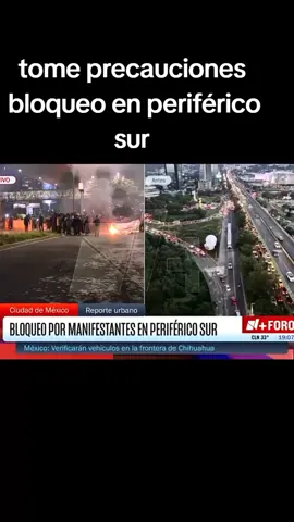 bloqueo periférico sur  #reporte #noticias #video #frpシ #cdmx @Noticias N+ 