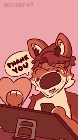 THANK YOU ALL SM FOR THE LOOOVEEEEE!!!! #artistsoftiktok #animation #fursona #oc #2danimation 