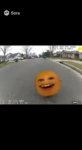 Annoying orange runs from the police #annoyingorange #ai