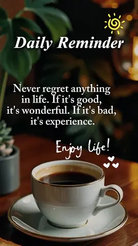 Never regret#experience#life#fyp#quotes#CapCut 
