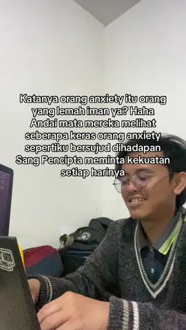 Emang bener kurang iman? #anxiety #anxietydisorder 