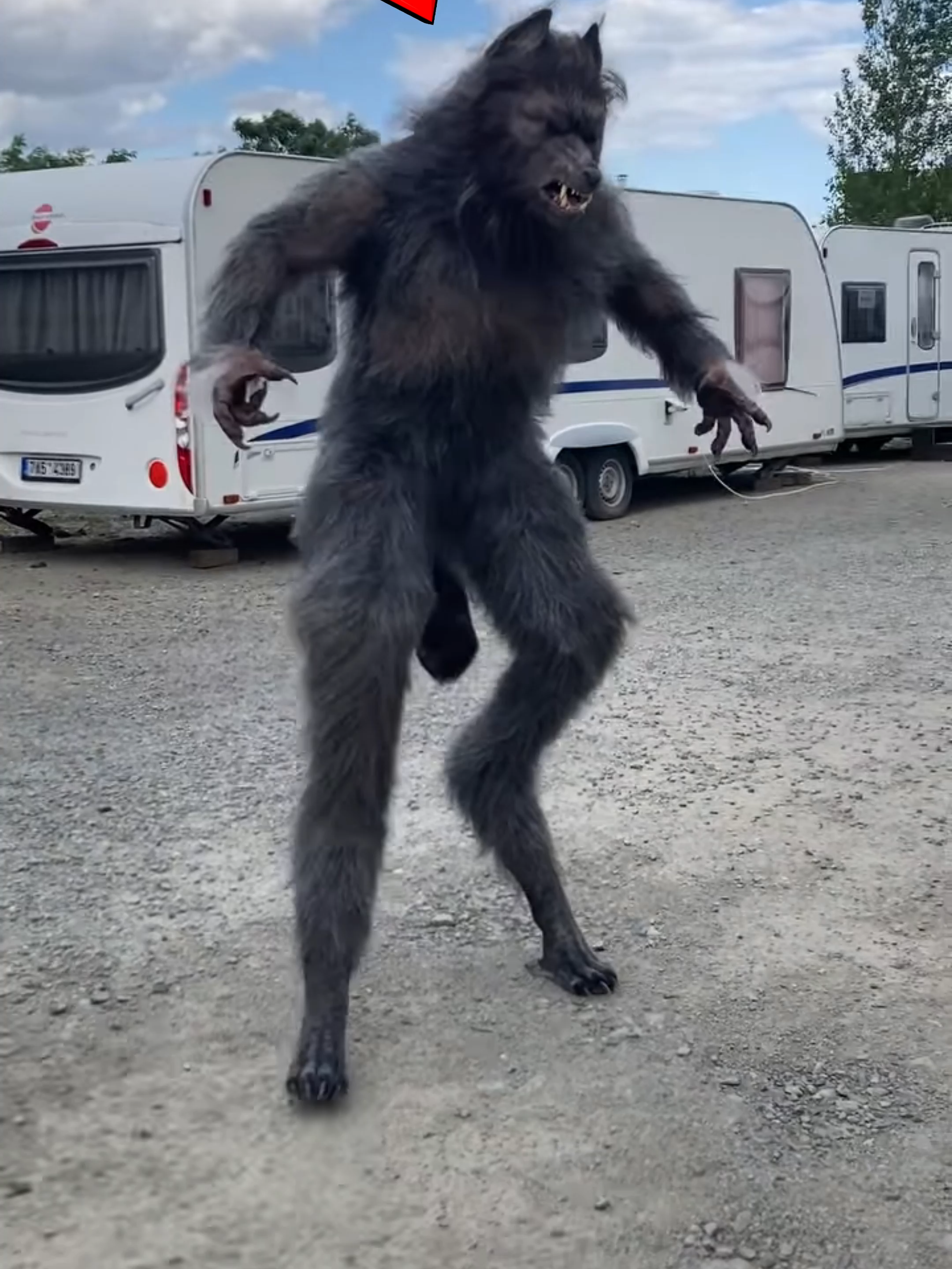 Viral Real Life Werewolf, Not AI . Credit: @digilegs @daniel_norford @ophir_raray_ via ig . Follow Our Social Media: TT: @el_nino_tv IG: e_nin0_tv FB: El Nino TV YT: EL NINO TV . #werewolf #reallife #wolf #real #mythology #viral #viralvideo #viraltiktok #trending #fyp #fypシ゚
