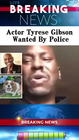 Actor Tyrese Gibson Wanted By Police #foryou #fpy #news #tiktok #breakingnews #usa 