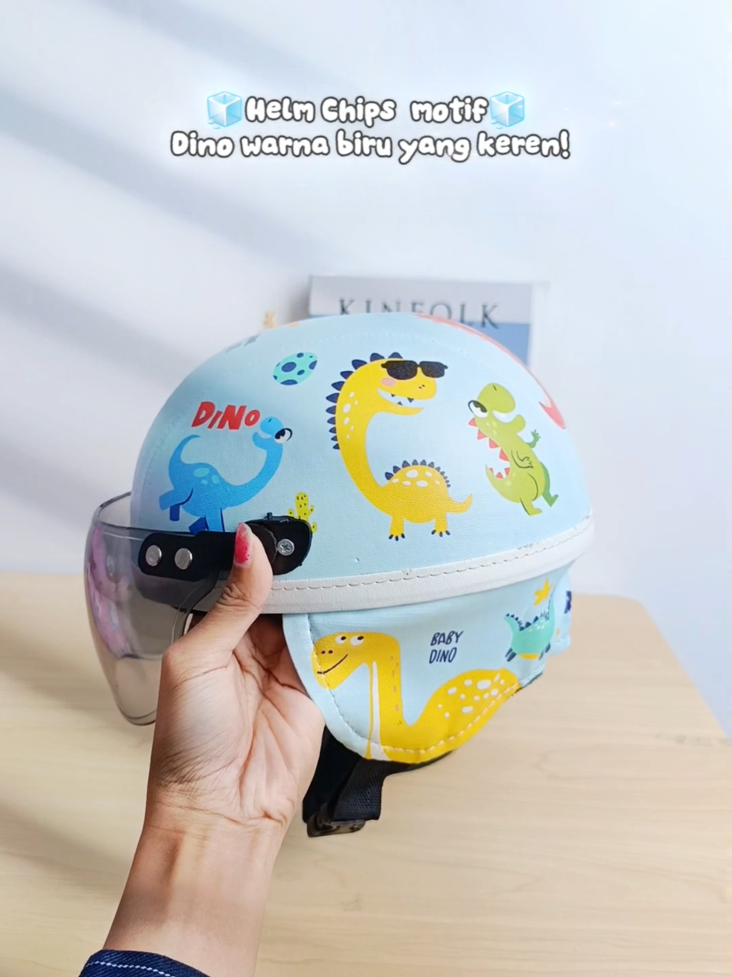 Safety oke, gaya juga dapet… lengkap deh! 💕 #helmet #helmanak #helmanakretro #joykidz #joykidzhelmet #joyfulriding