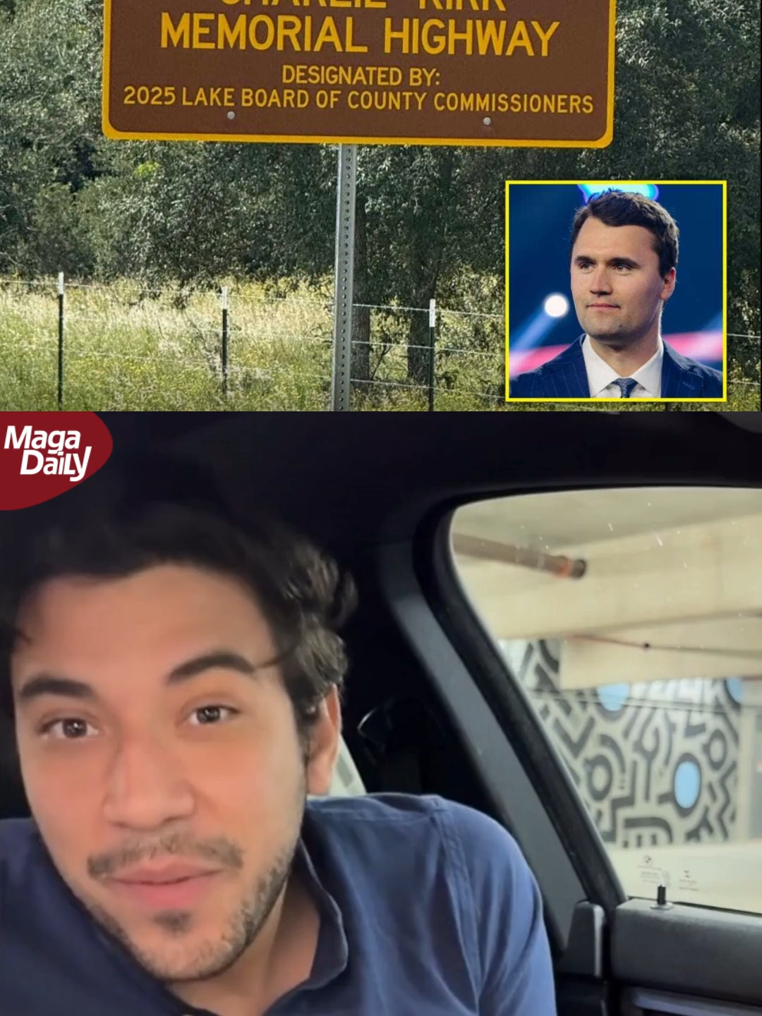 America’s First Charlie Kirk Highway Just Unveiled 🇺🇸 #charliekirkmemorialhighway #florida