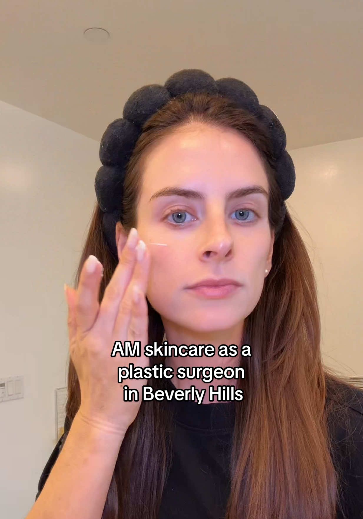 grwm! my morning skincare routine that is simple, effective, and checks all the boxes ✔️ a big part of my medical practice is skincare and helping patients find the best routine for them.  drop your questions in the comments!  #morningskincareroutine #skintok #skincaretips #grwmskincare 