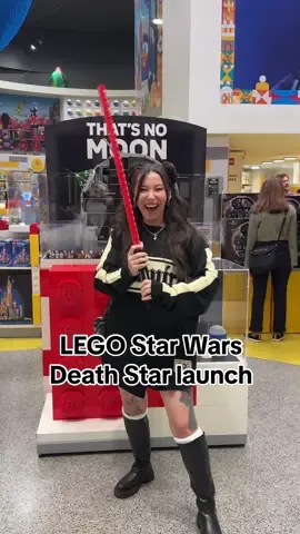 That’s no moon… that’s the new LEGO Star Wars UCS Death Star!! 💫 Thank you so much @LEGO for inviting me to celebrate!  #legostarwars #starwars #starwarslego #downtowndisney @Star Wars 