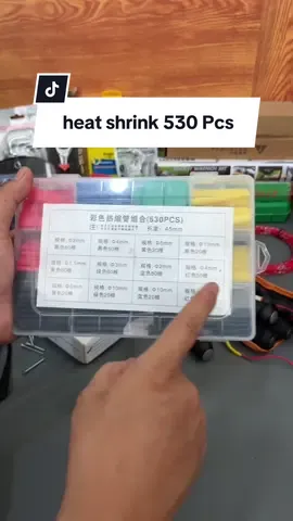 Kabel bakar heat shrink isi 530 Pcs harga murah. #isolasibakar #heatshrink #isolasikabelbakar #isolasi #tiktokshop 