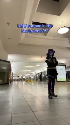 Uzi Doorman Cosplay from Murder Drones 💜 - #uzidoorman💜🖤 #murderdrone #glitchproductions #dance #uzidoormanmurderdrones 