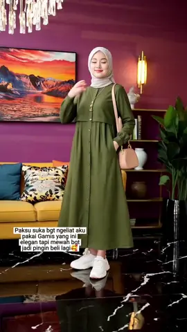 Anggun Sejak Pandangan Pertama Dress gamis ini tuh bikin tampil anggun dari pandangan pertama ✨ Modelnya flowy, bahannya adem, dan jatuhnya cantik banget Sekali coba, langsung pingin koleksi semua warnanya! #dressgamis #gamisanggun #fashionmuslimah #ootdmuslimah #gamiswanita 