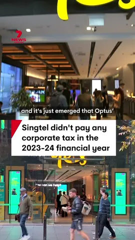 It's been revealed that Optus' parent company Singtel failed to pay any corporate tax in the 2023-24 financial year. That revelation part of the ATO's release of its annual corporate tax report. Singtel earned more than 8.2 billion dollars in income from Australian customers in that reporting period. #optus #telco #phone #tax #singtel