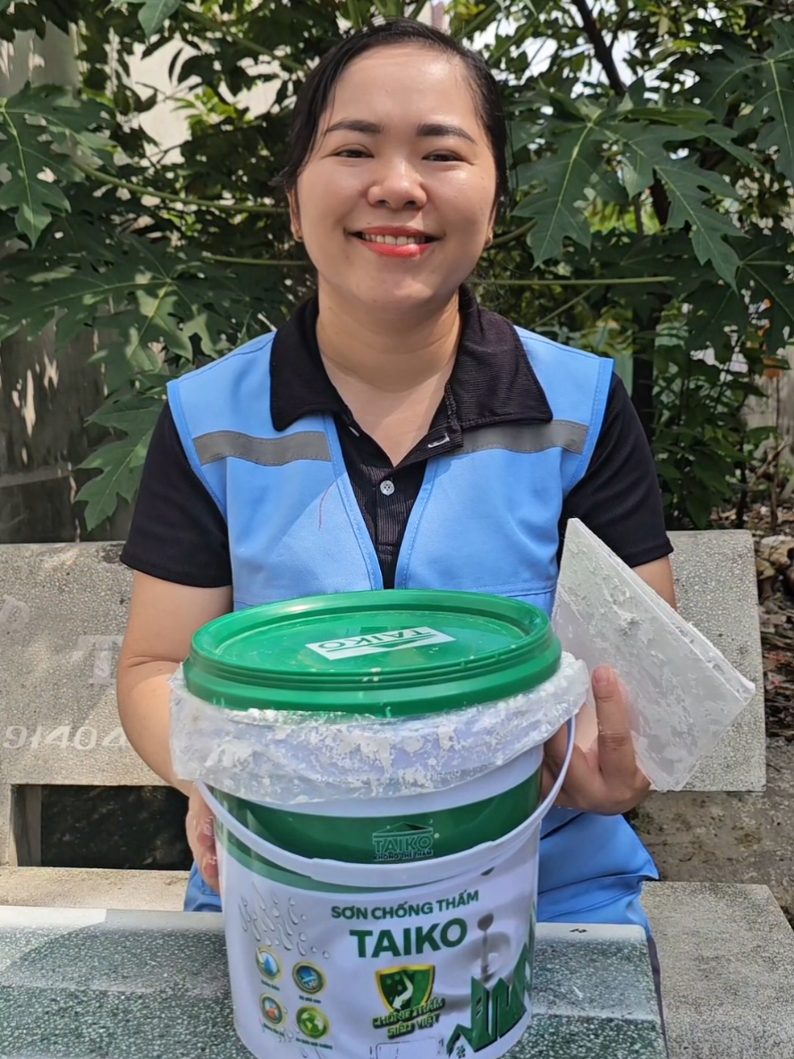 Sơn chống thấm TAIKO xử lý tường bong tróc quá đơn giản #giadungtienich #chiasekinhnghiem #coemthovuon 