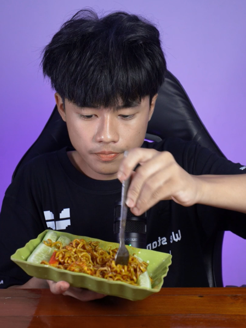 Spicy 2X  ကိုရေလုံးဝမသောက်ဘဲနဲ့ စားနိုင်ခဲ့လား? 😱😱🔥Part-3 #lagon #lagonxml #food #spicynoodle