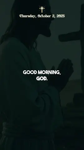 📖 Morning Prayer | Thursday, October 2, 2025 | Faith & Strength 🙏✨ #MorningPrayer #ChristianInspiration #BiblicalMotivationalVideos #PrayerForToday #InTheNameOfJesus 