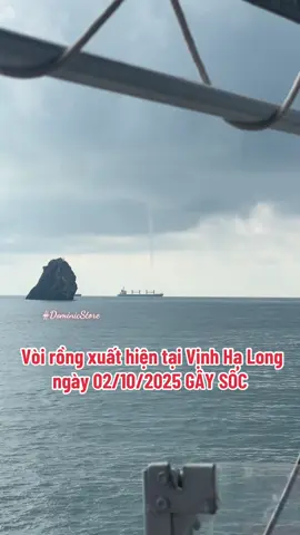 Xuất hiện vòi rồng tại Vịnh Hạ Long gây sốc #xuhuong #baoso11nam2025 #viral #locxoay