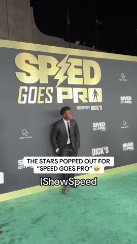 Look at all the celebs coming to support IShowSpeed 🤩 #streamer #celebrity #speed #redcarpet 