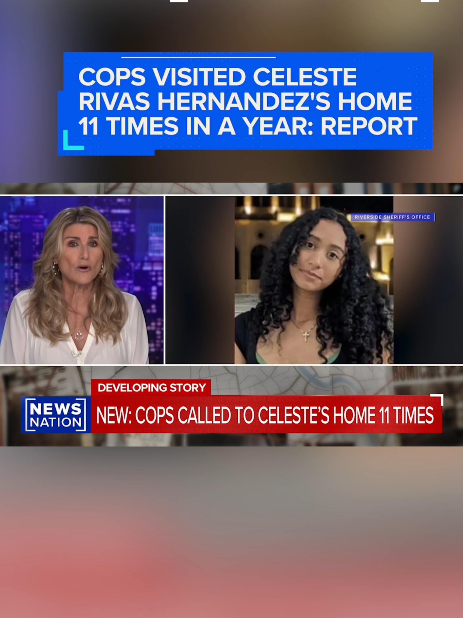 Police were called to Celeste Rivas Hernandez's family home nearly a dozen times in fourteen months before she was found dead in D4vd's car, including three times in one day, according to police records obtained by TMZ.