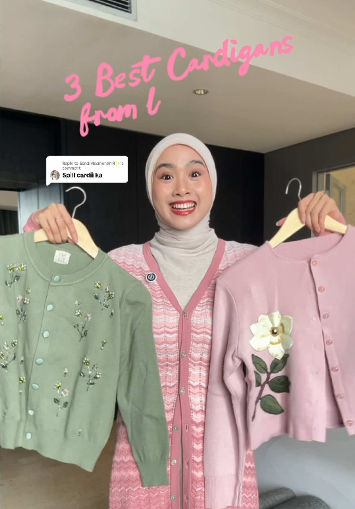 Replying to @SsndryissmnndrrR✨ asli ini BEST CARDIGAN cuci kering cuci kering pakeee selalu deh pokonya @shikuthebrand @Claude | Everyday by Claude @Sora Studio Official 