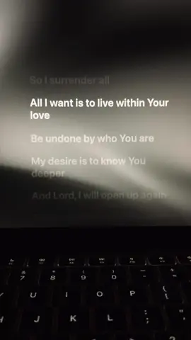 All I want is to live within your love #bethelmusic #worshipmusic #gospeltiktok #lyrics 