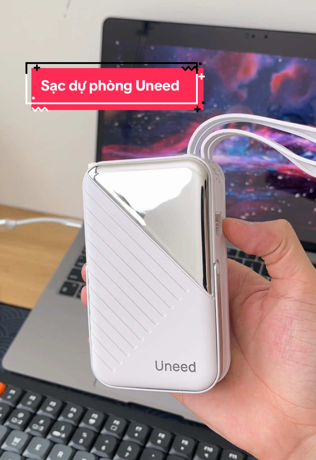 Pin sạc dự phòng 7in1 30.000mAh | UNEED #sacduphong #sacduphong30000mah  #review #hangoriviuu #xuhuong 