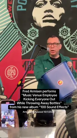 #fredarmisen #100soundeffects #soundeffects #comedy #losangeles @Amoeba Hollywood 
